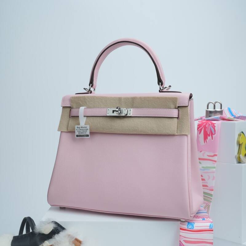 Hermes Kelly Pink handbag — 1:1 Replica