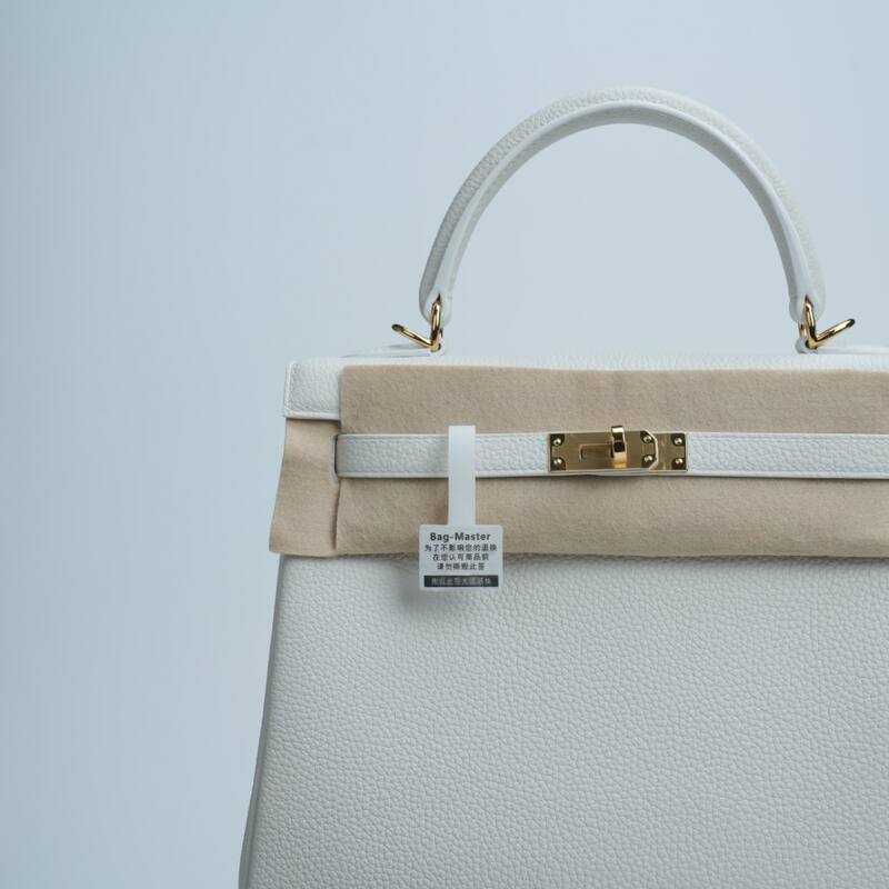 Hermes Kelly White Togo shoulder — Premium Replica