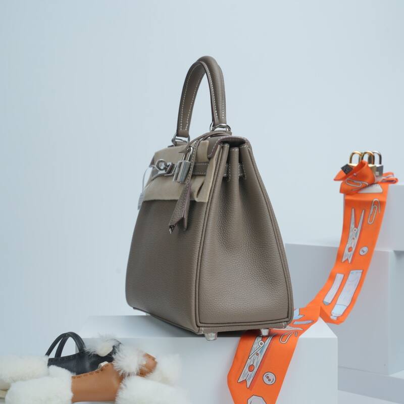 Hermes Kelly Etoupe Togo shoulder — Top Quality Replica
