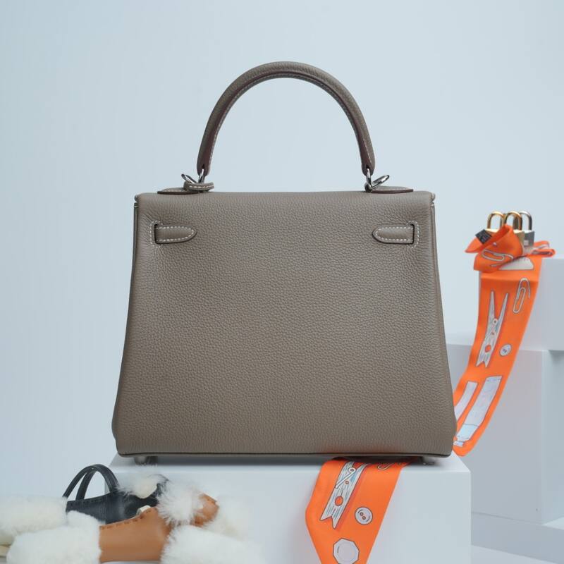 Hermes Kelly Etoupe Togo shoulder — Top Quality Replica