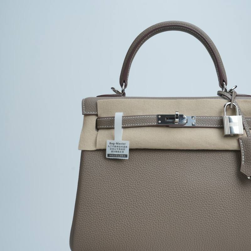 Hermes Kelly Etoupe Togo shoulder — Top Quality Replica