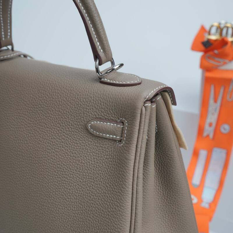 Hermes Kelly Etoupe Togo shoulder — Top Quality Replica
