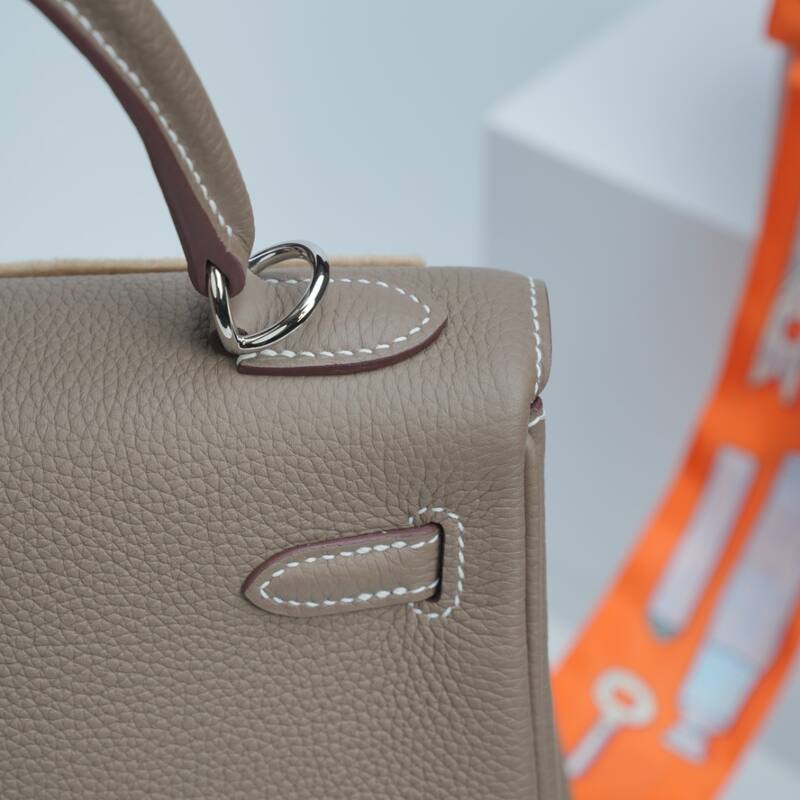 Hermes Kelly Etoupe Togo shoulder — Top Quality Replica