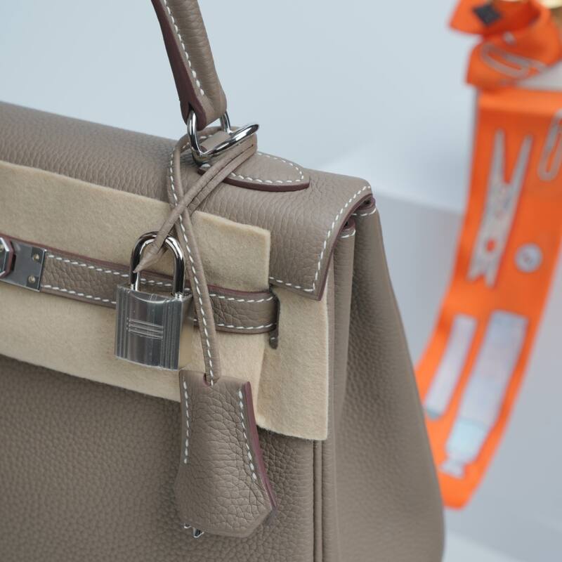 Hermes Kelly Etoupe Togo shoulder — Top Quality Replica