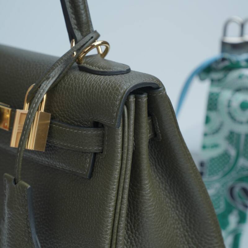 Hermes Birkin Olive Green Togo Leather everyday — 1:1 Replica