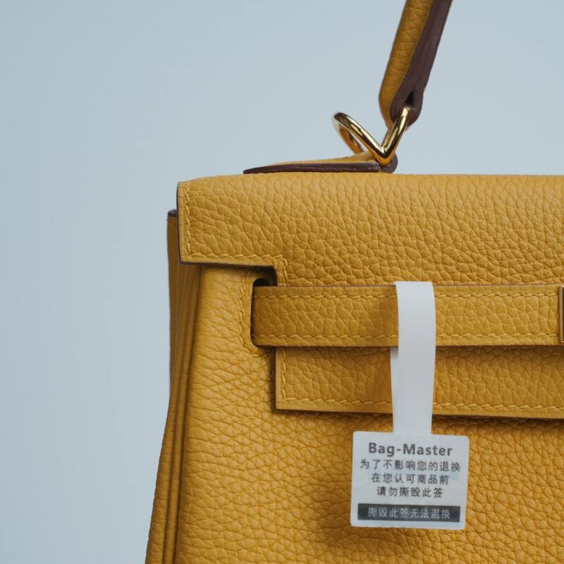 Hermes Kelly Yellow Togo shoulder — Top Quality Replica