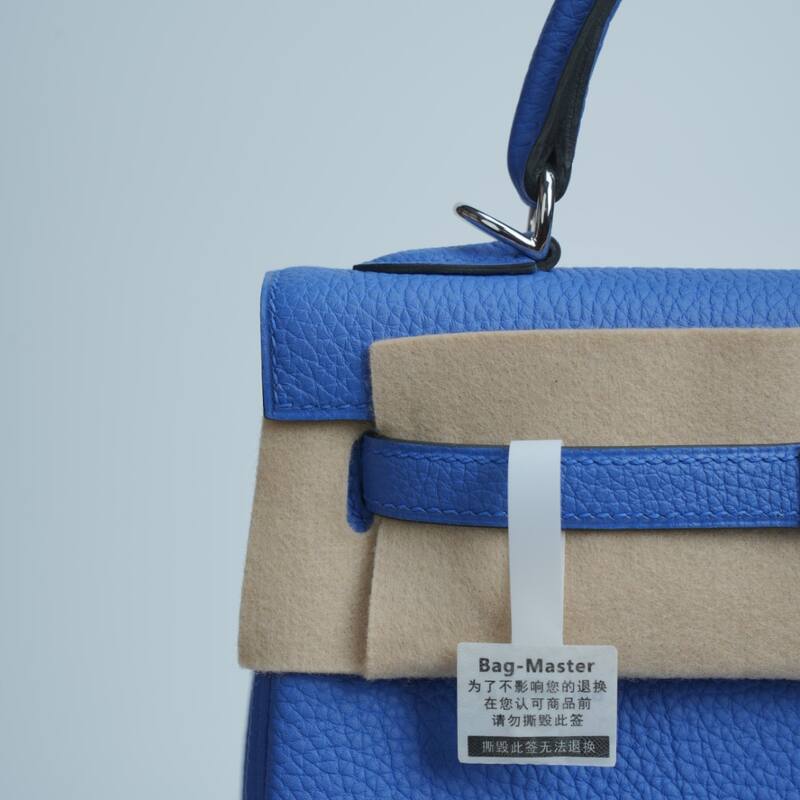 Hermes Kelly Blue and Beige Togo leather everyday — Premium Replica