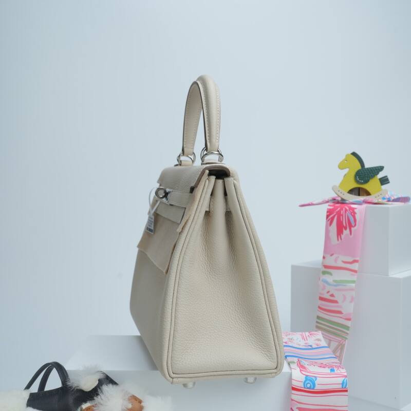 Hermes Kelly Cream shoulder — Top Quality Replica
