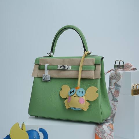 Hermes Kelly Green Togo shoulder AAA Quality Replica