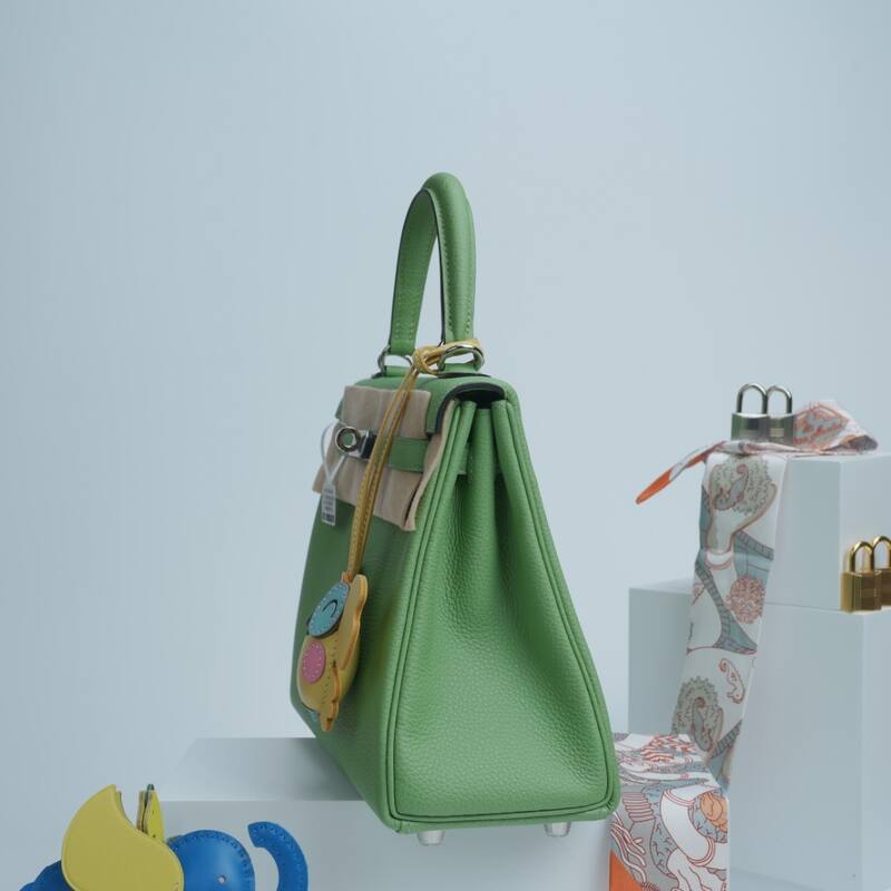 Hermes Kelly Green Togo shoulder — AAA Quality Replica