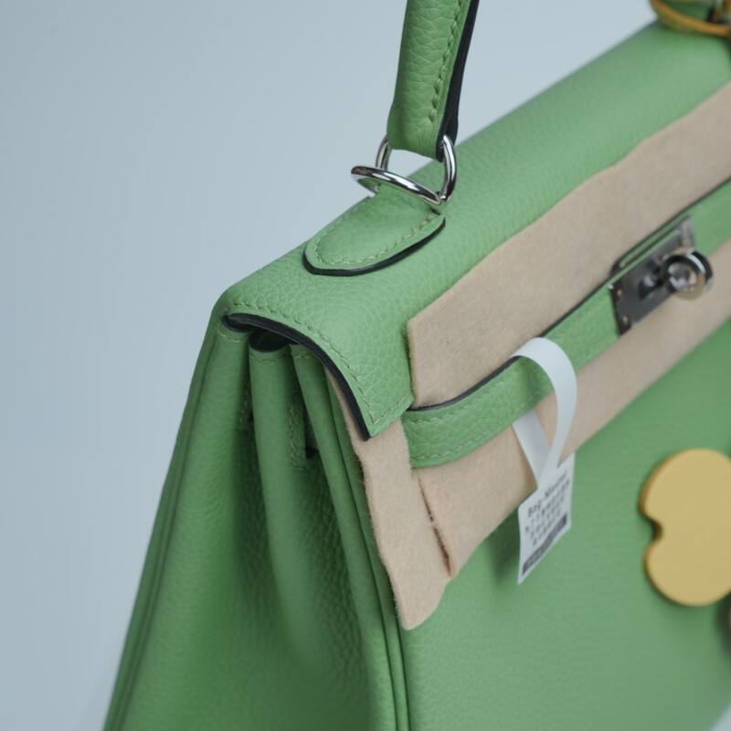 Hermes Kelly Green Togo shoulder — AAA Quality Replica