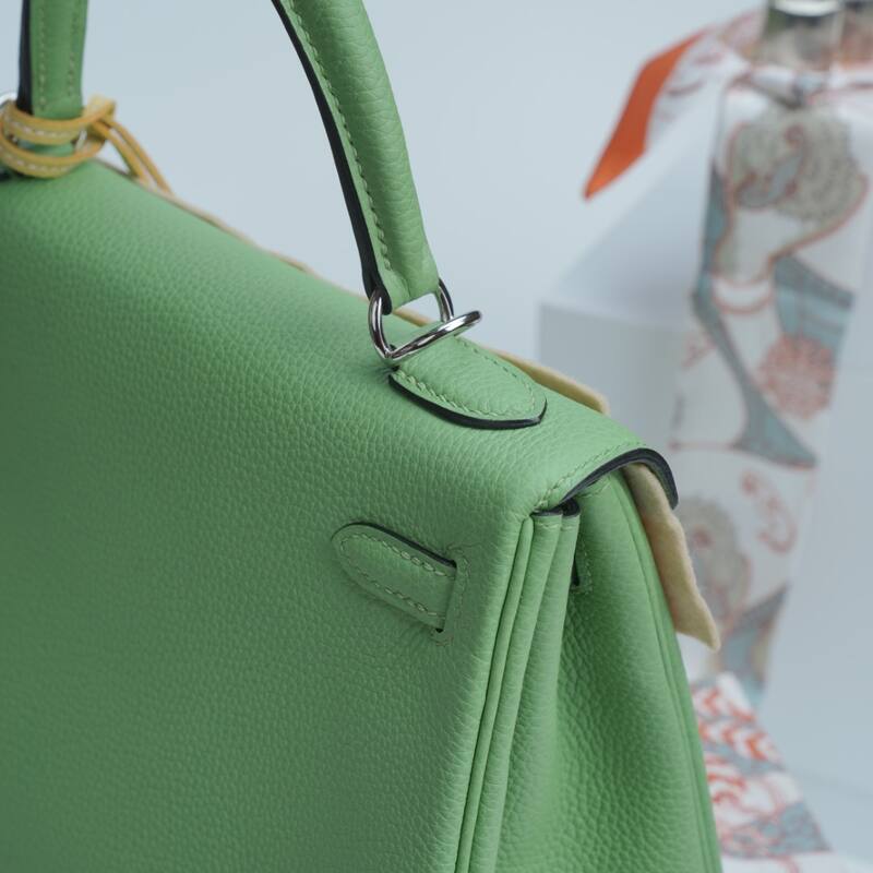 Hermes Kelly Green Togo shoulder — AAA Quality Replica