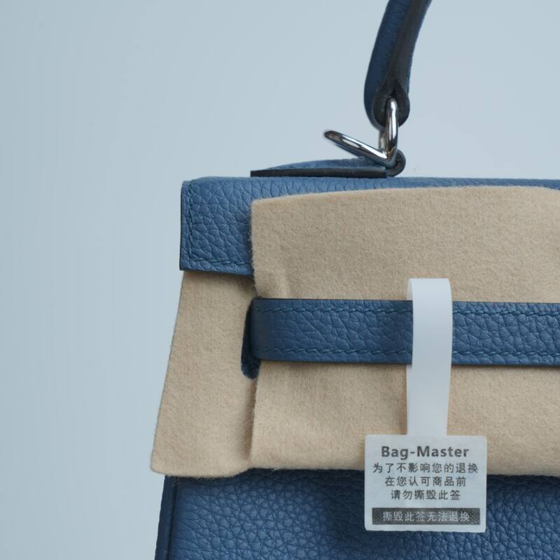 Hermes Kelly Blue Togo leather handbag — 1:1 Replica