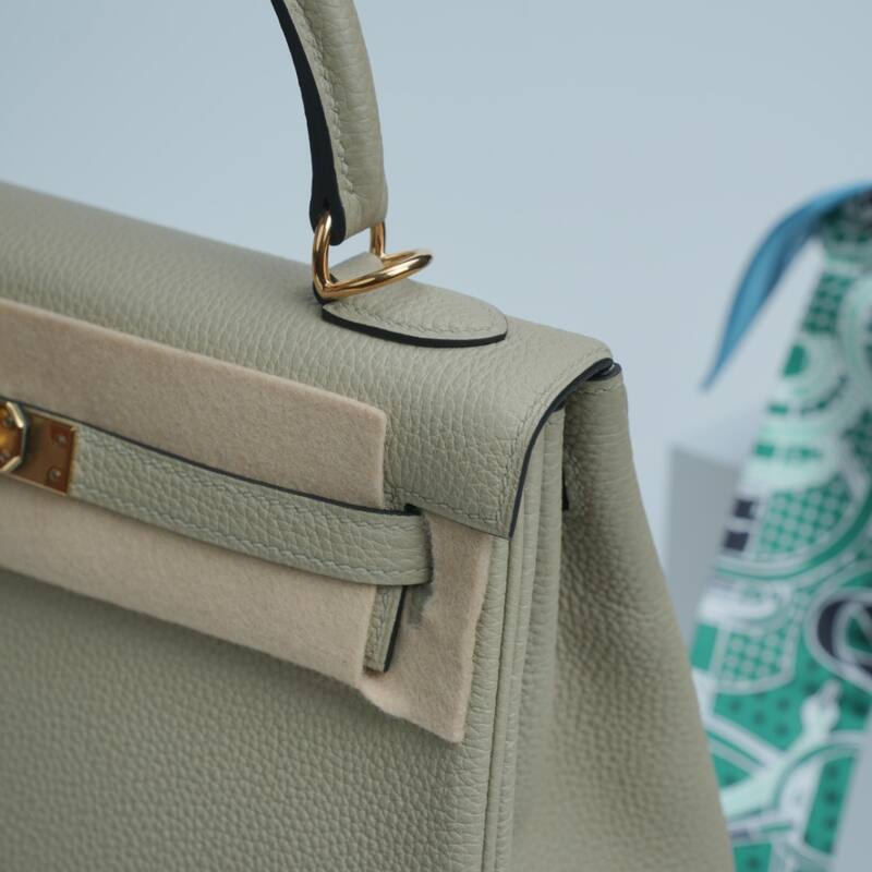 Hermes Kelly Beige Togo shoulder — Premium Replica
