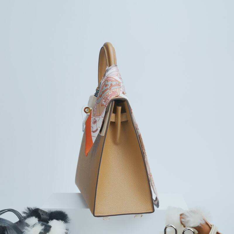 Hermes Kelly Beige Epsom shoulder — Top Quality Replica