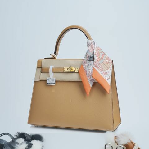 Hermes Kelly Beige Epsom shoulder Top Quality Replica