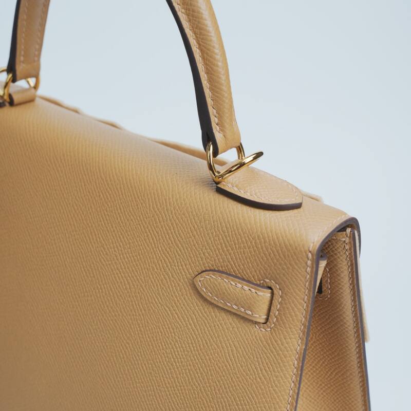 Hermes Kelly Beige Epsom shoulder — Top Quality Replica