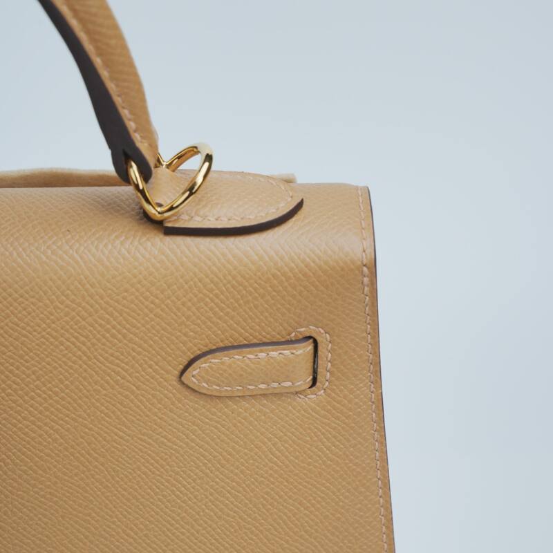 Hermes Kelly Beige Epsom shoulder — Top Quality Replica