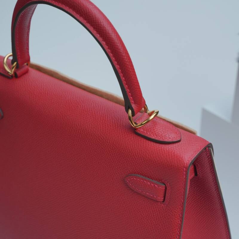 Hermes Kelly Red Epsom shoulder — AAA Quality Replica