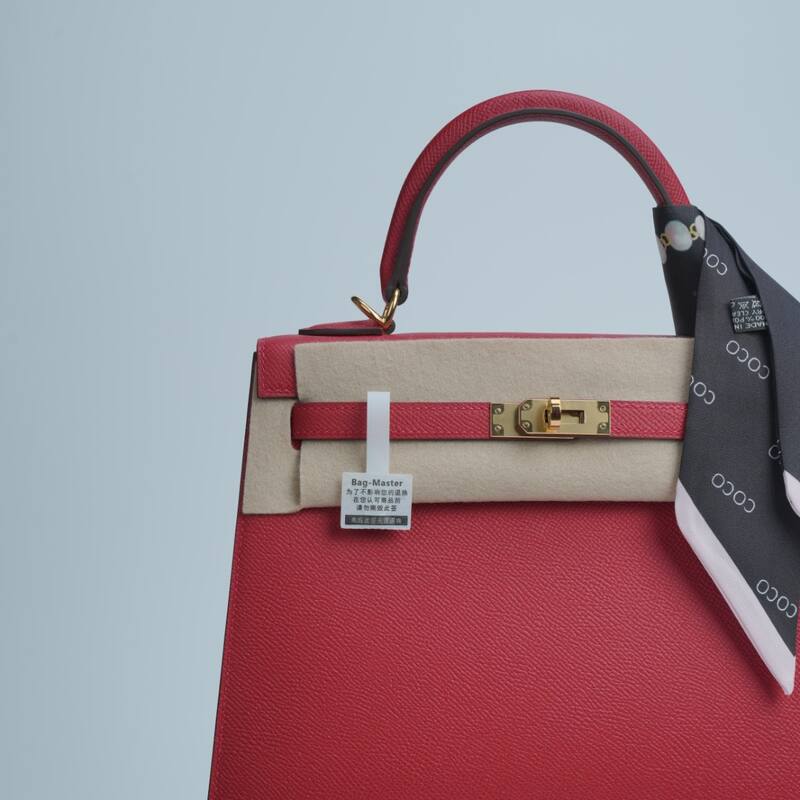 Hermes Kelly Red Epsom shoulder — AAA Quality Replica