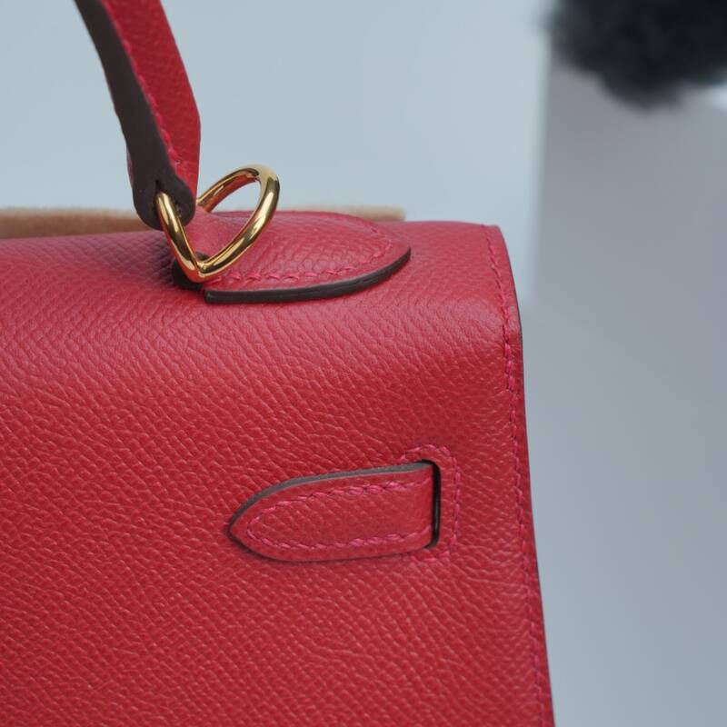 Hermes Kelly Red Epsom shoulder — AAA Quality Replica