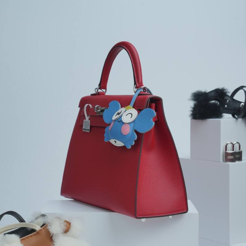 Hermes Kelly Red Epsom work — Top Quality Replica