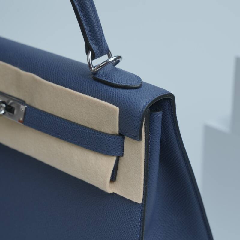 Hermes Kelly Blue Epsom shoulder — Premium Replica