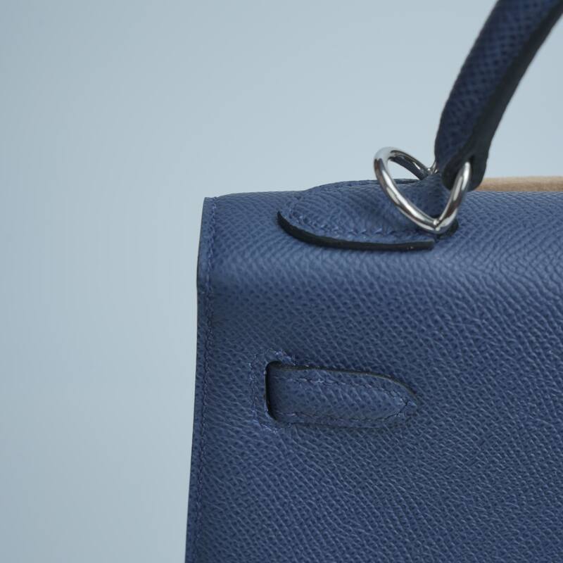 Hermes Kelly Blue Epsom shoulder — Premium Replica