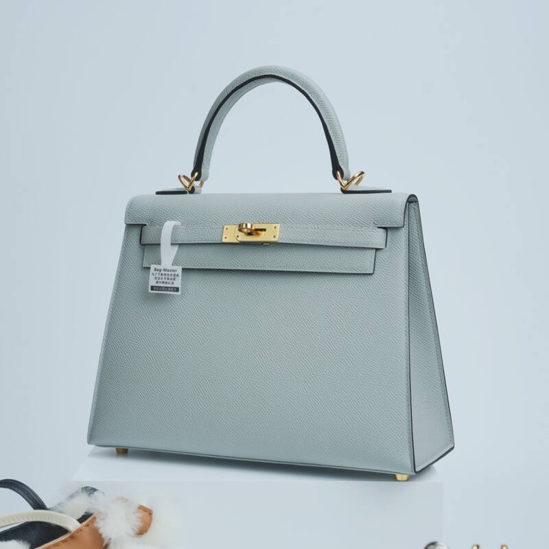 Hermes Kelly Light blue Epsom shoulder — 1:1 Replica