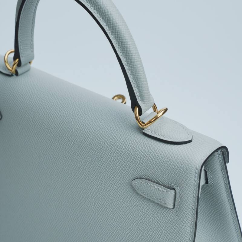 Hermes Kelly Light blue Epsom shoulder — 1:1 Replica