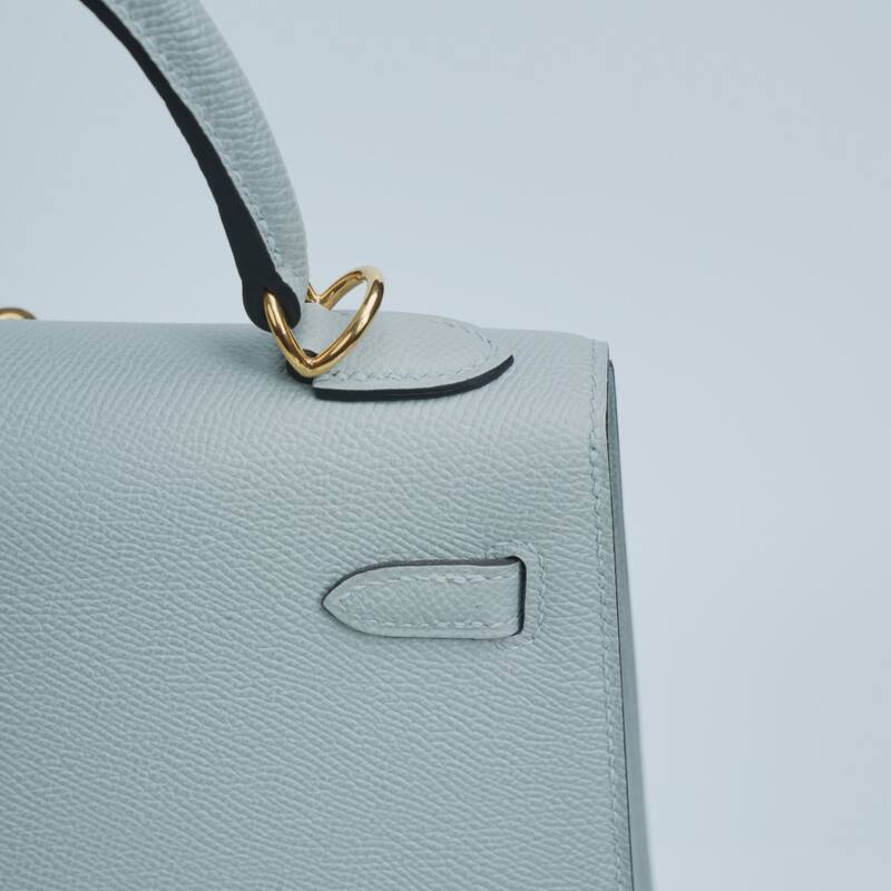 Hermes Kelly Light blue Epsom shoulder — 1:1 Replica