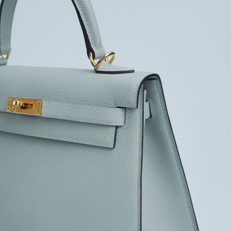 Hermes Kelly Light blue Epsom shoulder — 1:1 Replica