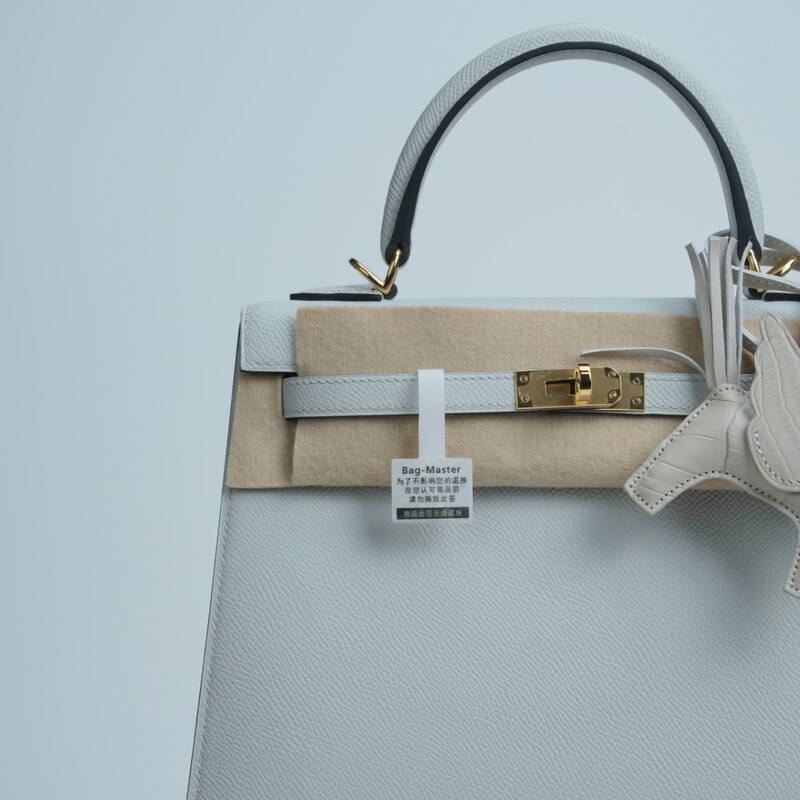 Hermes Kelly White Epsom shoulder — Premium Replica