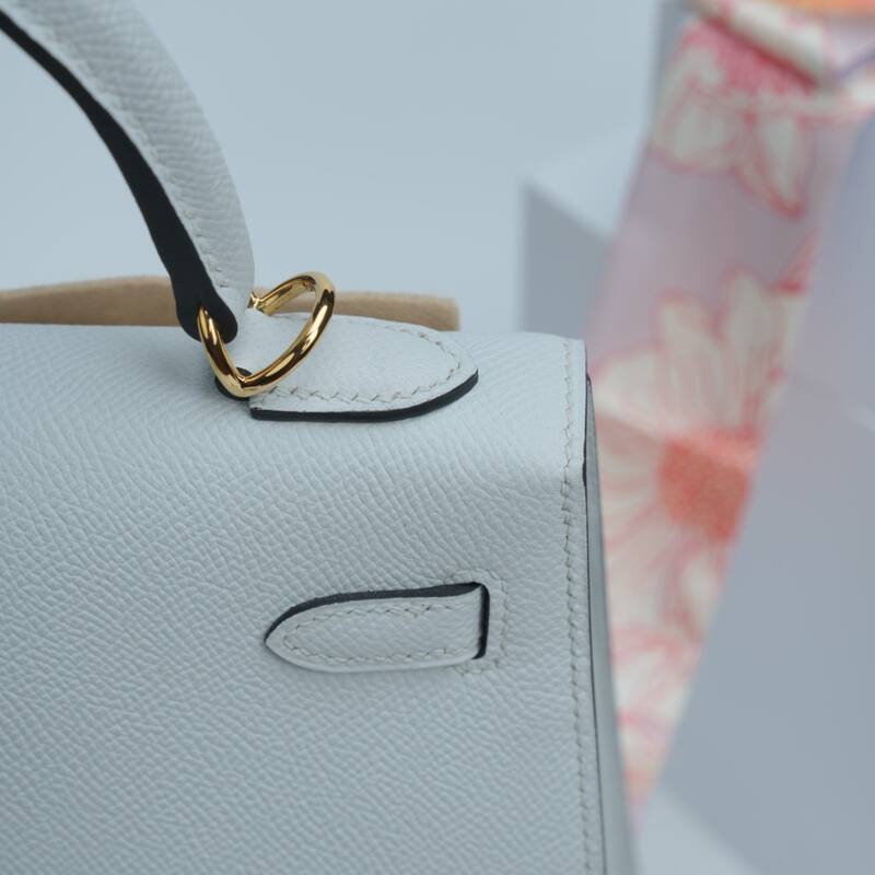 Hermes Kelly White Epsom shoulder — Premium Replica