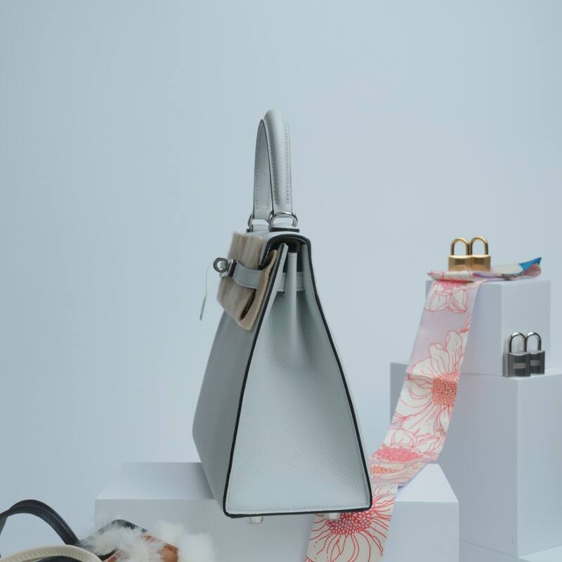 Hermes Kelly White Epsom shoulder — AAA Quality Replica