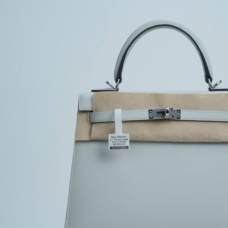 Hermes Kelly White Epsom shoulder — AAA Quality Replica
