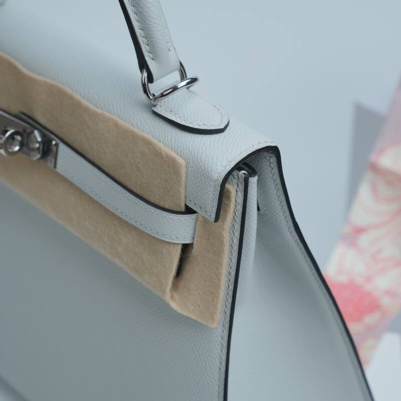 Hermes Kelly White Epsom shoulder — AAA Quality Replica