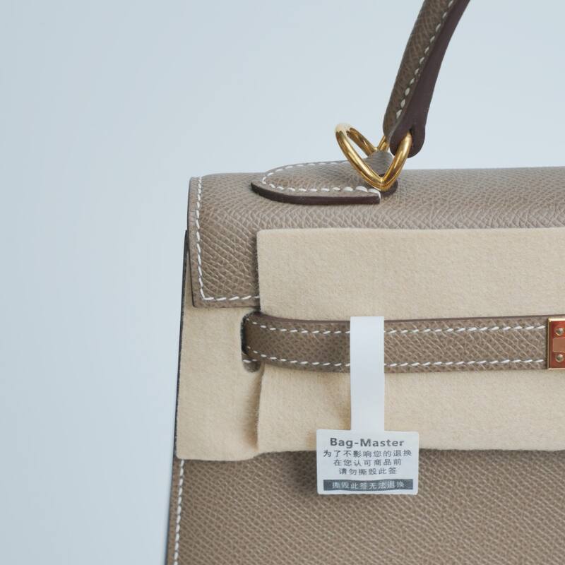 Hermes Kelly Etoupe Epsom shoulder — Premium Replica