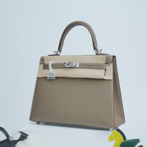 Hermes Kelly Etoupe Epsom handbag Top Quality Replica