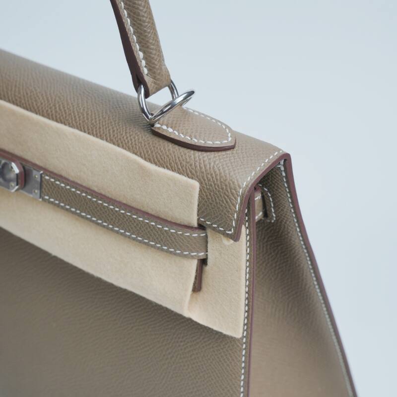 Hermes Kelly Etoupe Epsom handbag — Top Quality Replica