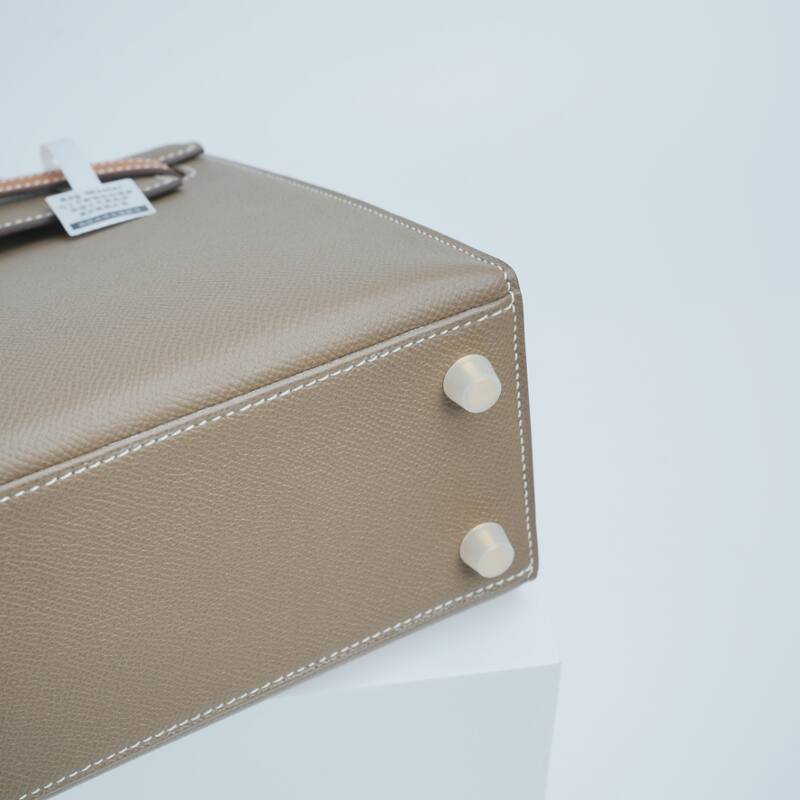 Hermes Kelly Etoupe with Gold hardware work — AAA Quality Replica