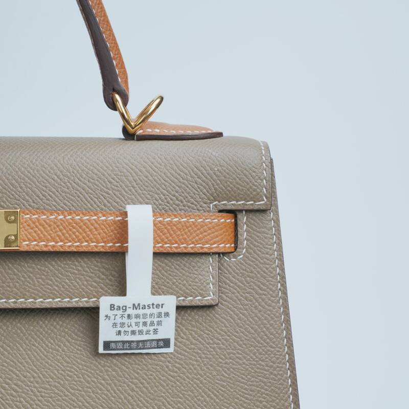 Hermes Kelly Etoupe with Gold hardware work — AAA Quality Replica