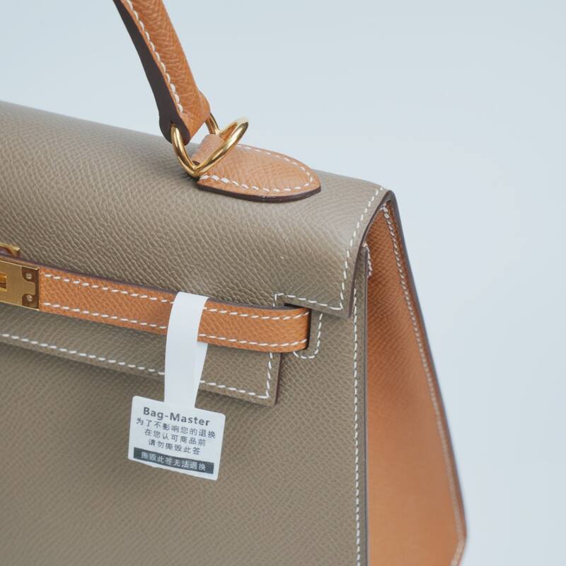 Hermes Kelly Etoupe with Gold hardware work — AAA Quality Replica