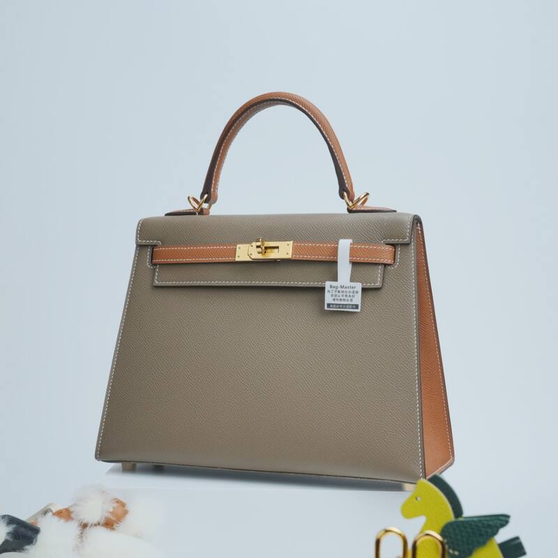 Hermes Kelly Etoupe with Gold hardware work — AAA Quality Replica