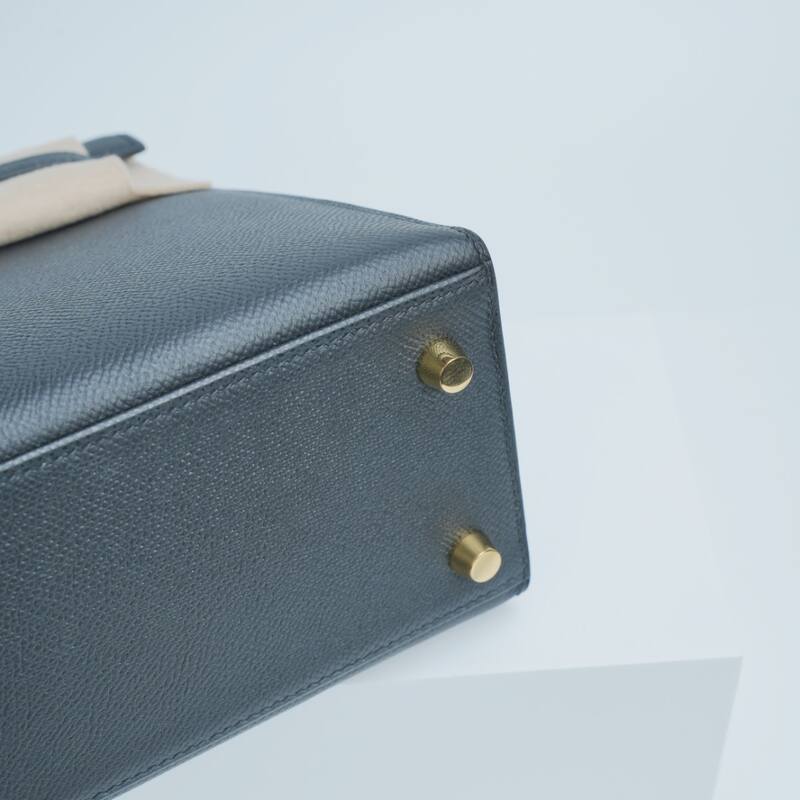 Hermes Kelly Dark grey Epsom shoulder — Top Quality Replica