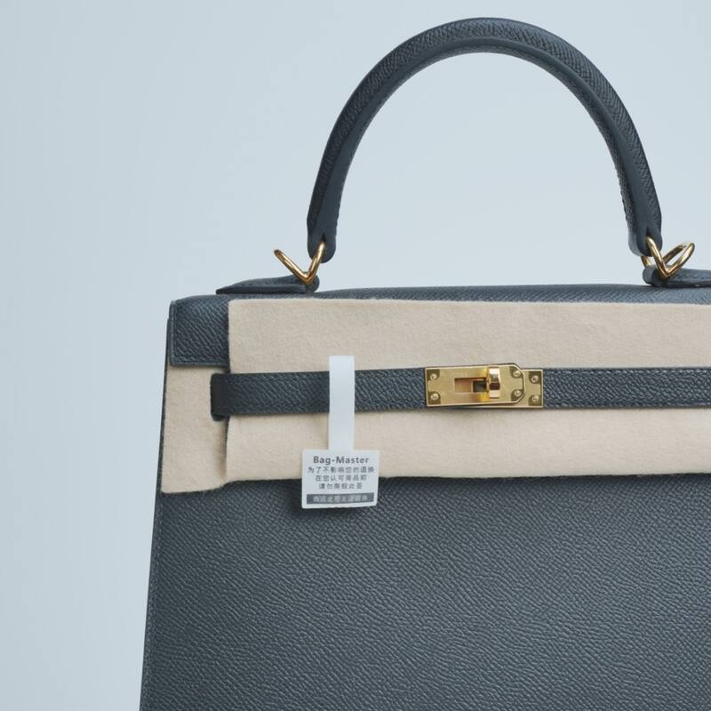 Hermes Kelly Dark grey Epsom shoulder — Top Quality Replica