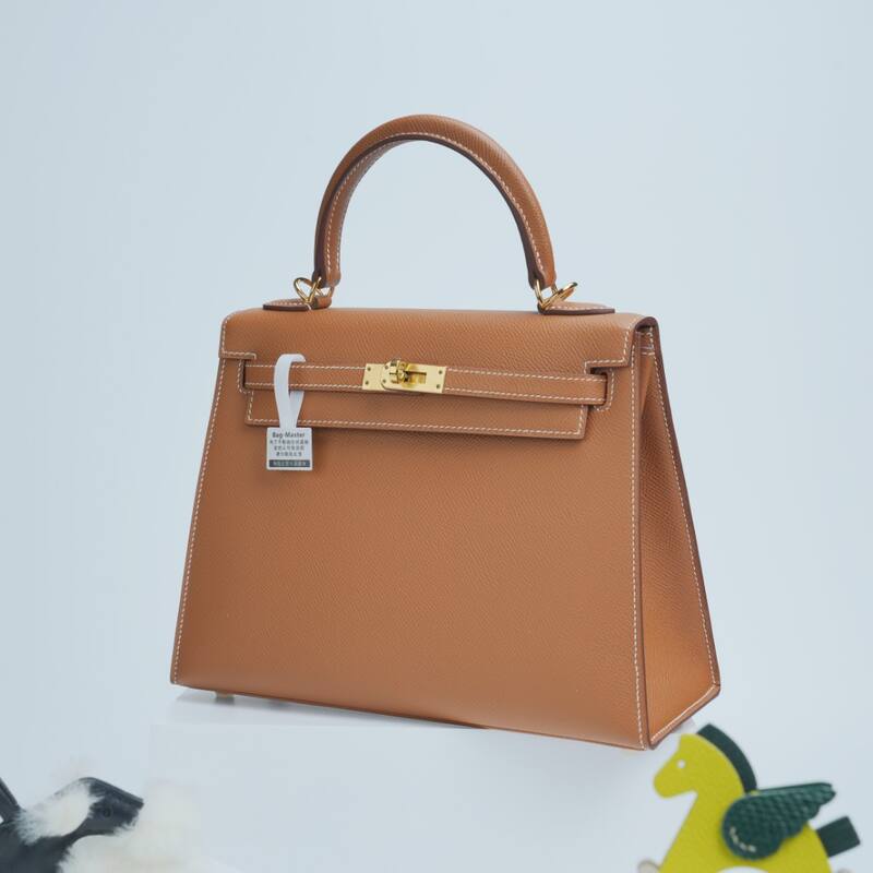 Hermes Kelly Gold Brown Epsom handbag — 1:1 Replica
