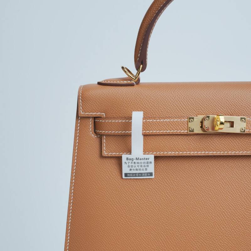 Hermes Kelly Gold Brown Epsom handbag — 1:1 Replica