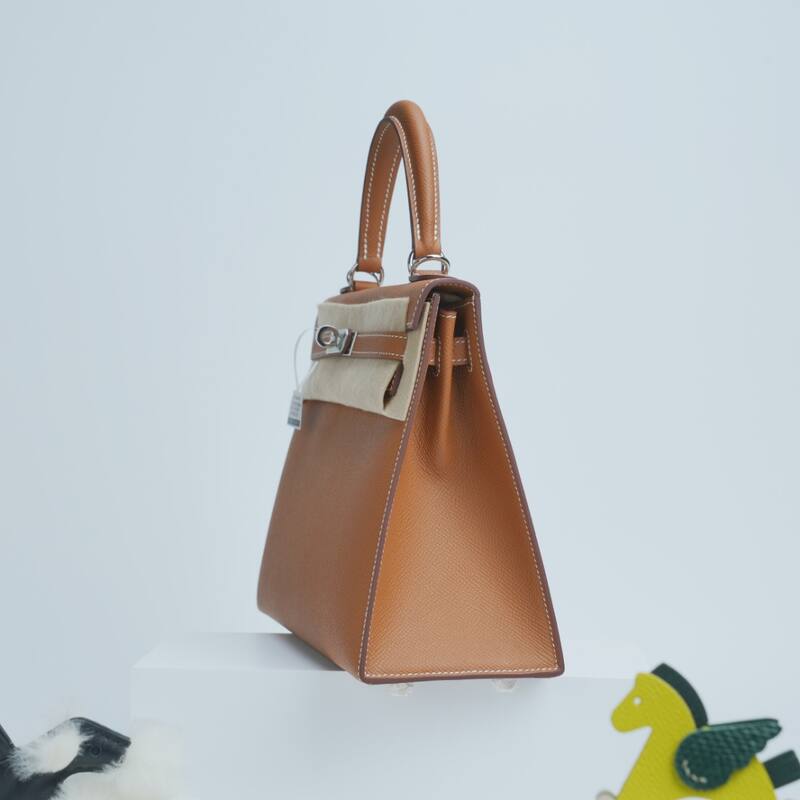 Hermes Kelly Tan Epsom leather shoulder — Premium Replica