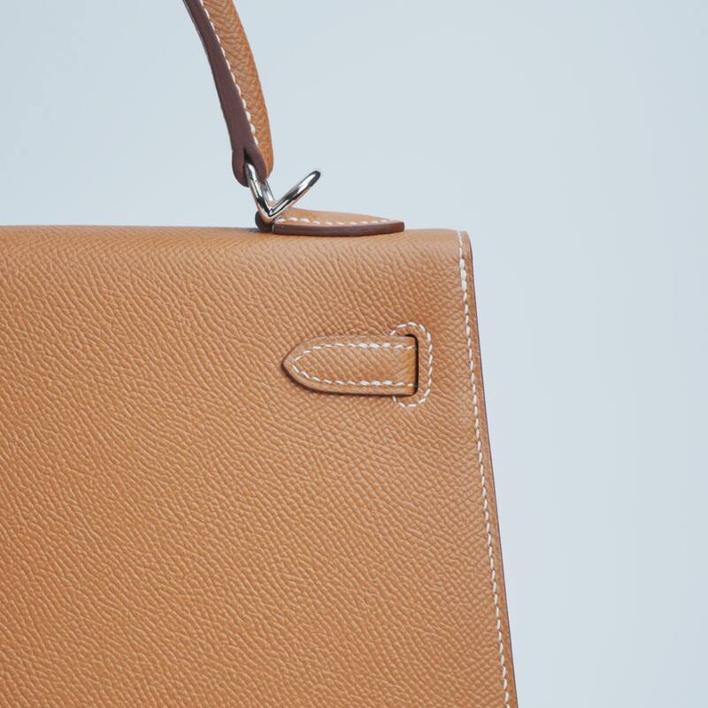 Hermes Kelly Tan Epsom leather shoulder — Premium Replica